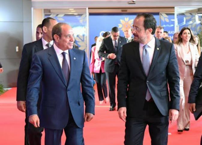 السيسي يستقبل نظيره القبرصي ويؤكدان ضرورة تسوية القضية الفلسطينية ورفض تهجير الفلسطينيين