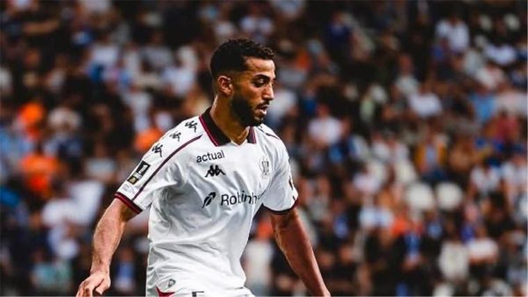 الدوري الفرنسي يحتفي بمحمد عبد المنعم بعد تألقه مع نيس