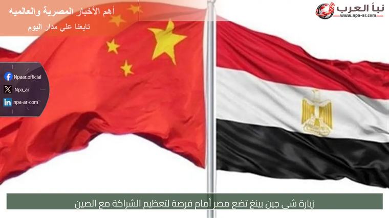 زيارة شي جين بينغ تضع مصر أمام فرصة لتعظيم الشراكة مع الصين